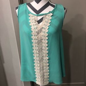Francesca’s Green Tank Top